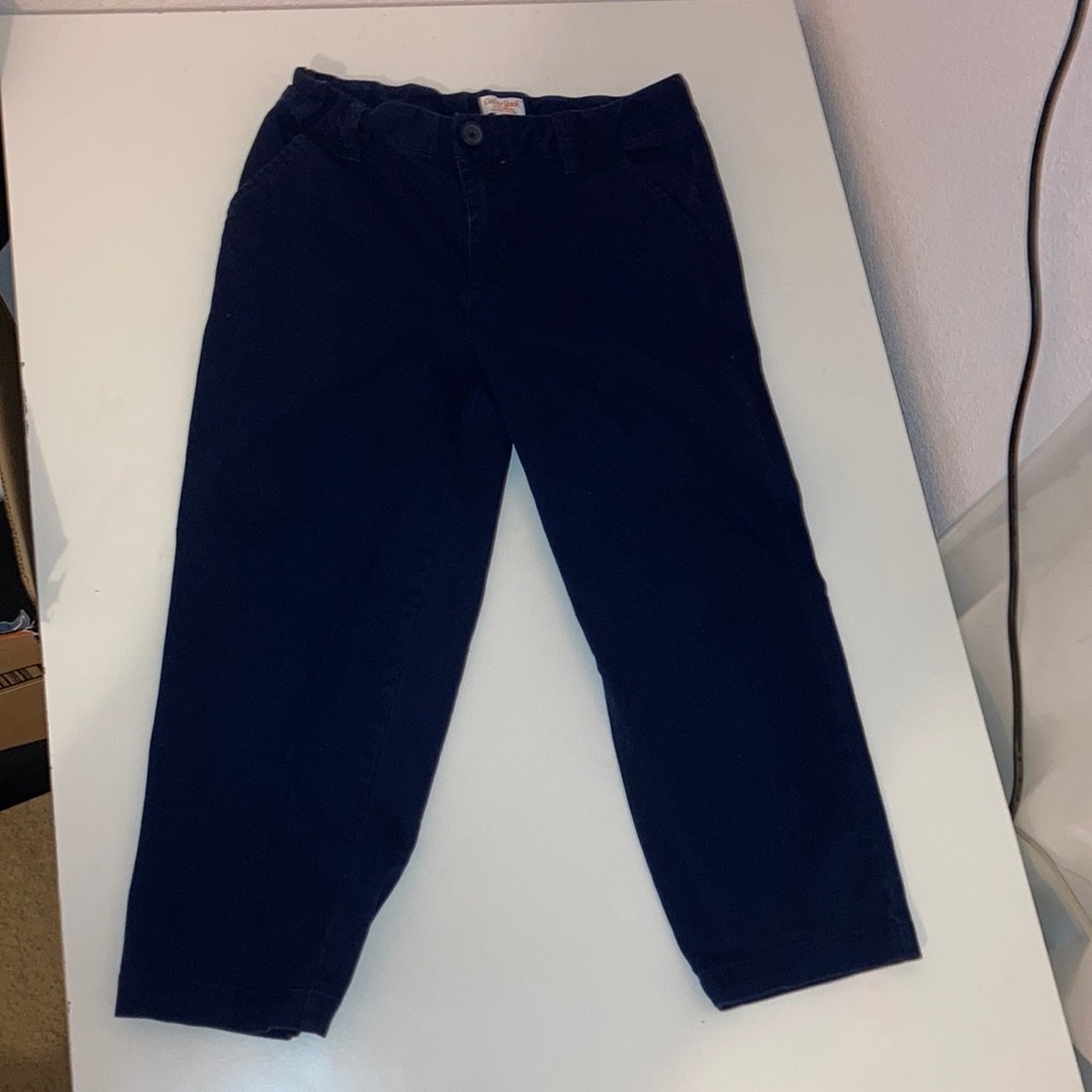 Straight Fit Navy Pants